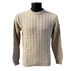 Wool & Co Girocollo Trecce Lambswool