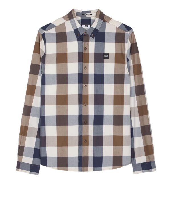 Weekend Offender - Lisbon House Check Long Sleeve Shirt - immagine 2